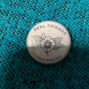 Real Friends Band Pin